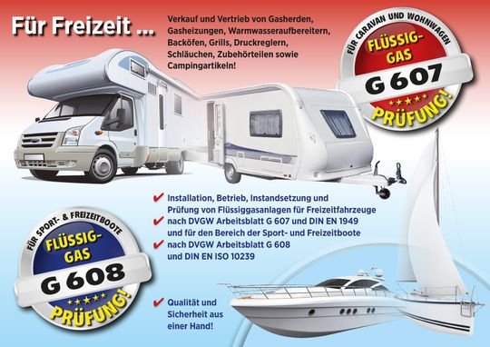 Flüssiggas für Camping & Freizeit